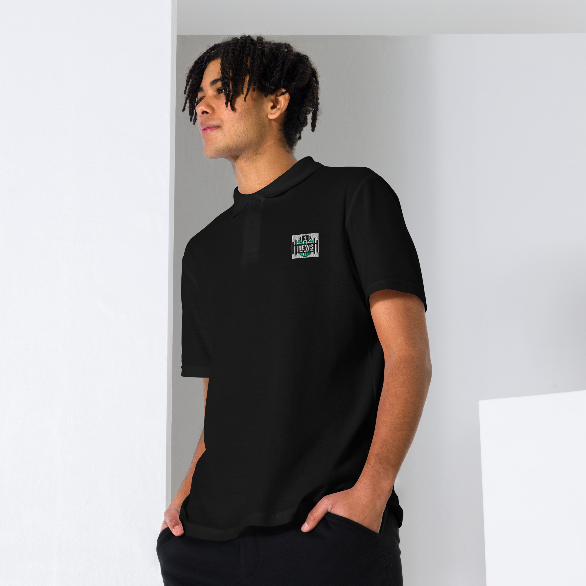 UFL News Hub polo shirt